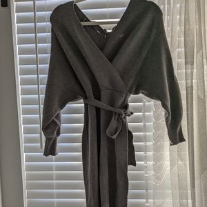 Morning Lavendar - Belen Knit Sweater Midi Dress - Medium